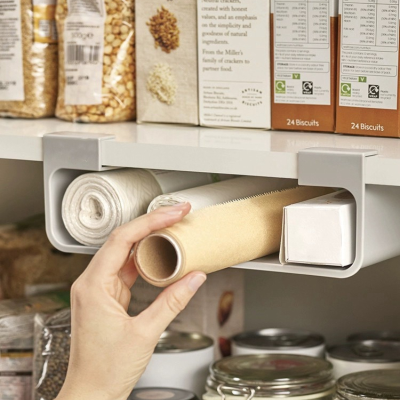 Wall Mounted Cling Film Storag - Kitchen Appliances Cabinet review and price