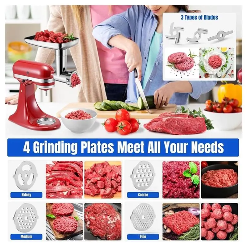 Stainless Steel Grinder Attach - Stand Mixer review and price