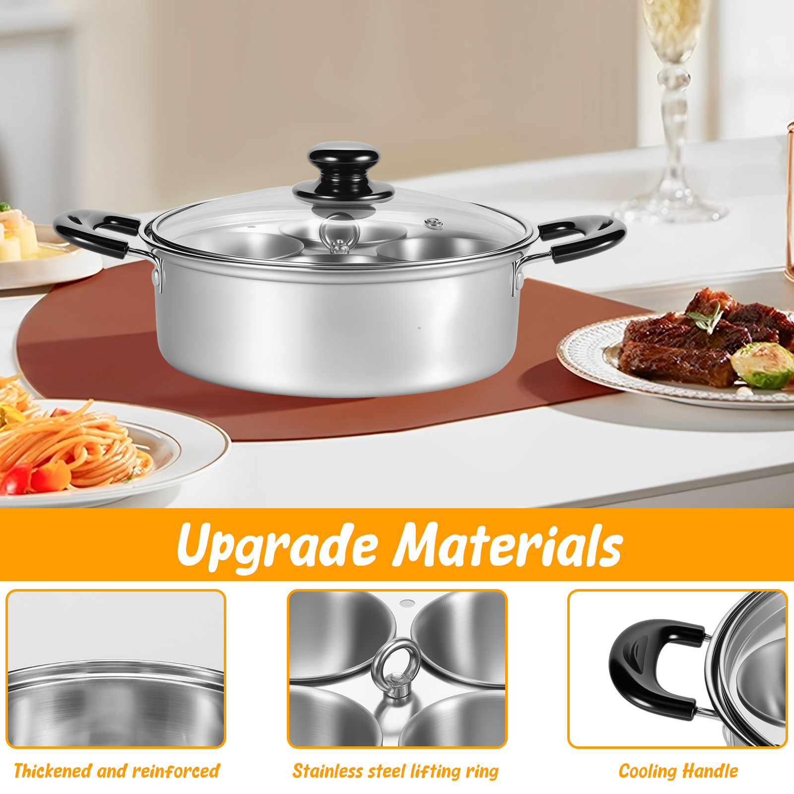 Egg Poacher Stainless Steel Po - Induction Cooktop Portable review and price
