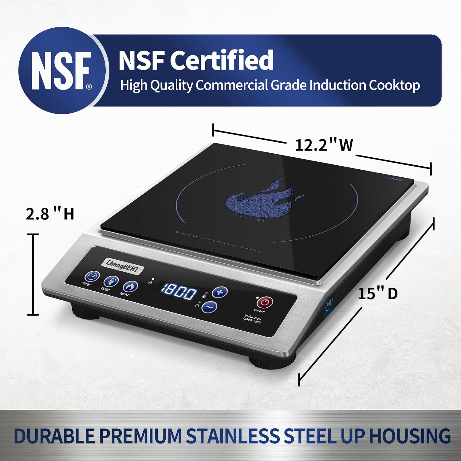 Induction Cooktop, Commercial  - Induction Cooktop Portable review and price